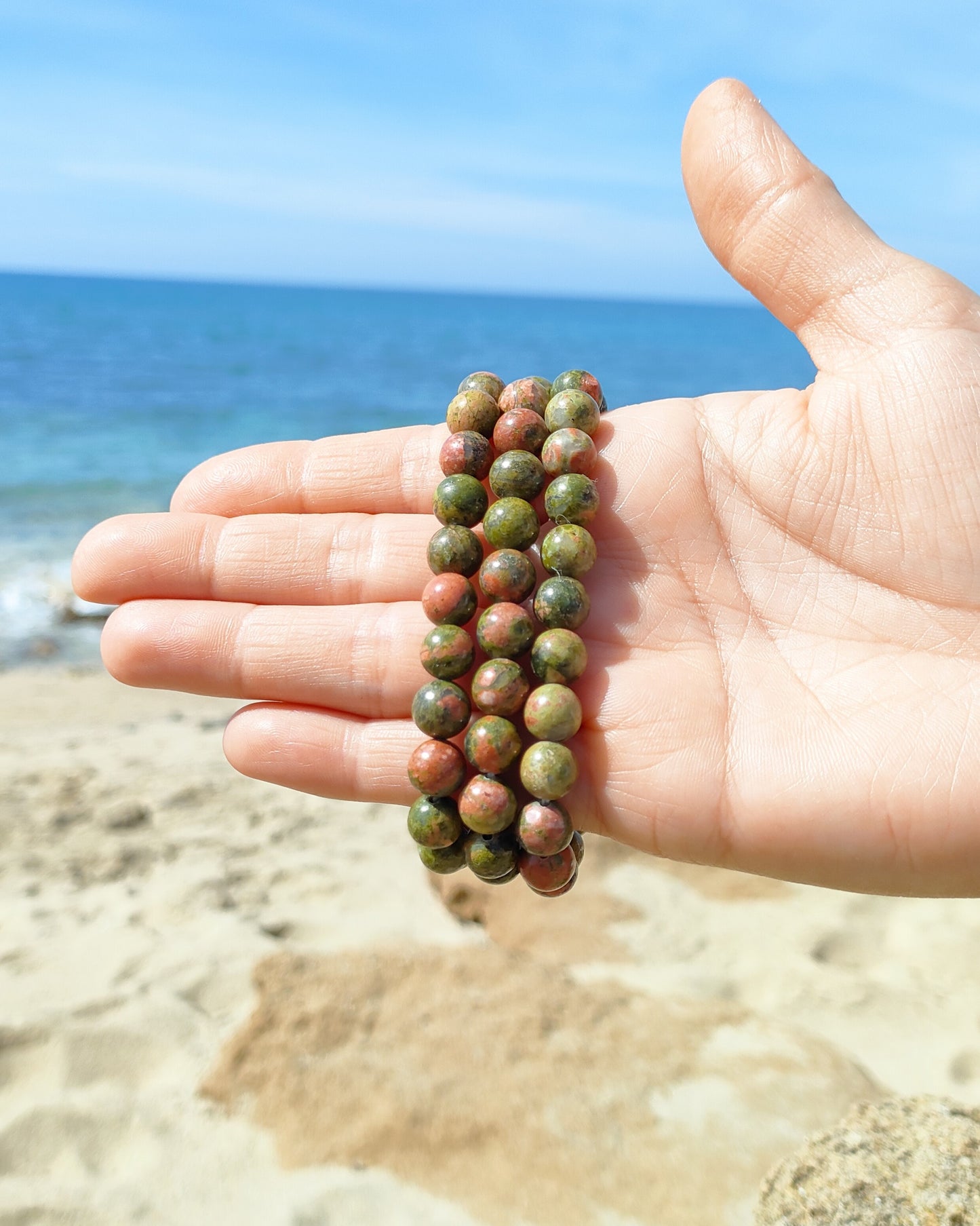 BRACCIALE UNAKITE