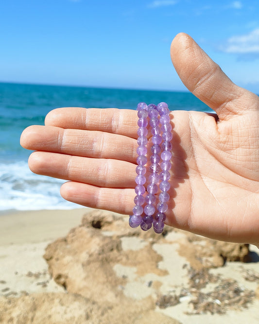 BRACCIALE  AMETISTA LAVANDA