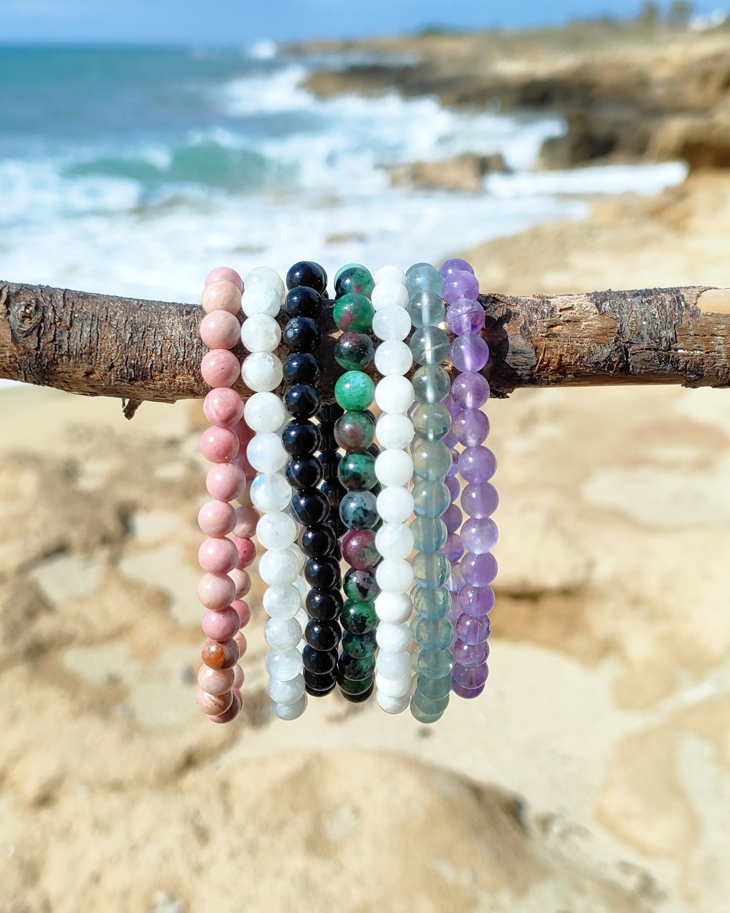 BRACCIALE FLUORITE BLU